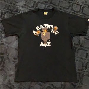 Bathing ape t shirt size large.